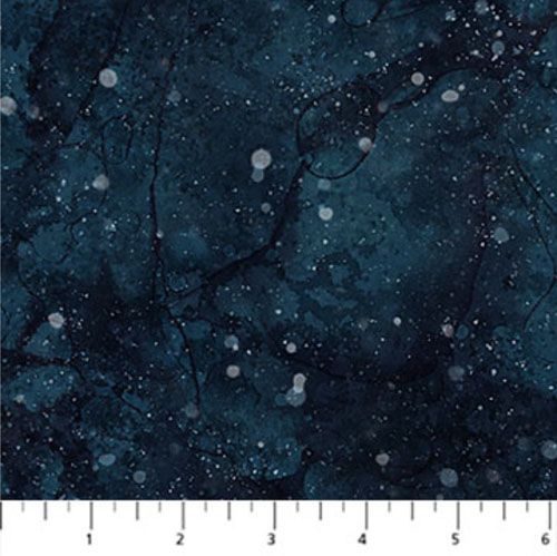 Highland View fabric: Highland Rain, Blue