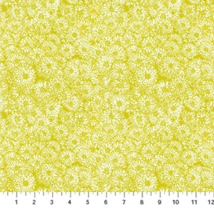 Indelible fabric: Chrysanthemum, Cheery