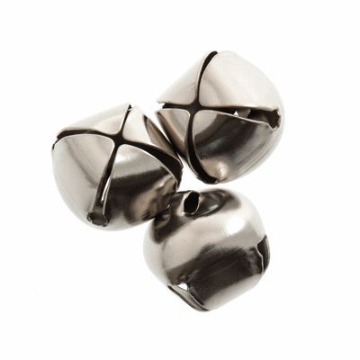 Jingle Bells: 15mm: Silver: 4 Pack