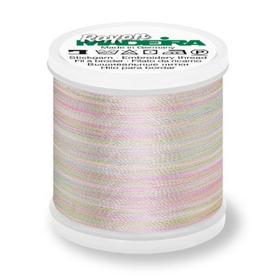 Madeira Rayon 40 Embroidery Thread 2101 Multi Colour Pastel