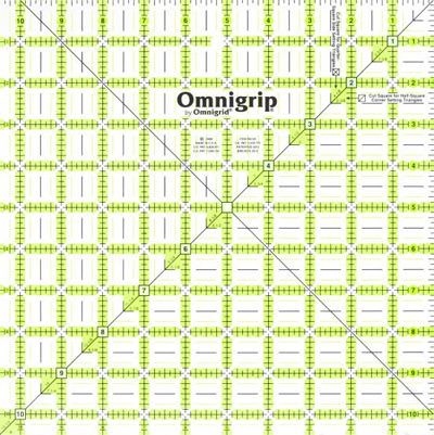 Omnigrip 10.5' Square NonSlip Patchwork Ruler