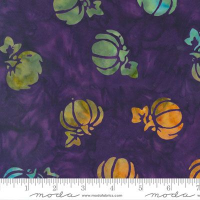 Bonfire Batik fabric: Seed Pods Amethyst (per 1/4 metre)