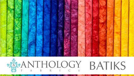 Anthology Batiks fabric: Becolourful Batiks, Patchwork Palette