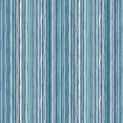 Foxwood Fabric Makower Ripple Stripe Blue