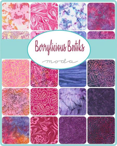 Berrylicious Batiks 5" Charm Pack