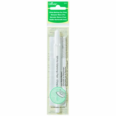 Clover White Marking Pen  Fine