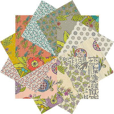 Buttons and Blooms Fat Quarter Bundle