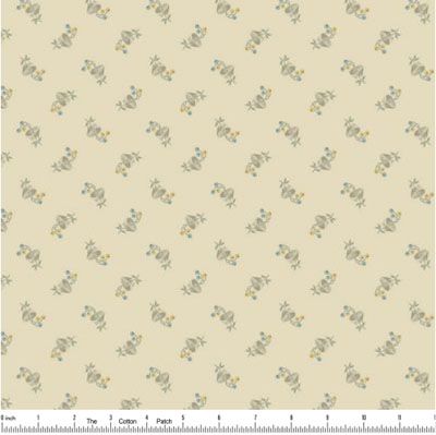 English Garden Fabric: Bachelor Button (per 1/4 metre)