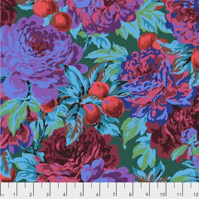 Philip Jacobs Fabric Luscious Dark (per 1/4 metre)