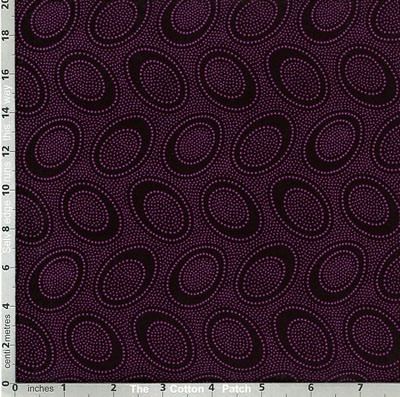 Kaffe Fassett Fabric Aboriginal Dots Orchid  (per 1/4 metre)