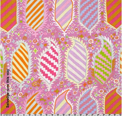 Kaffe Fassett Fabric Striped Herald Pink