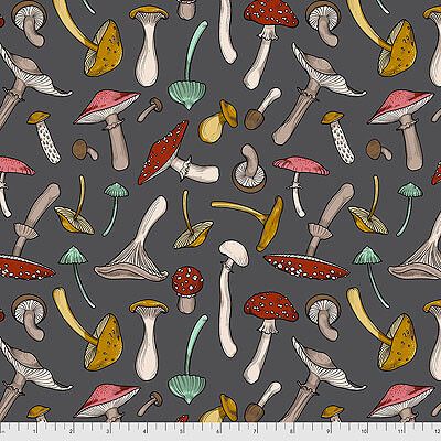 Forest Floor fabric: Fun Guys Grey (per 1/4 metre)