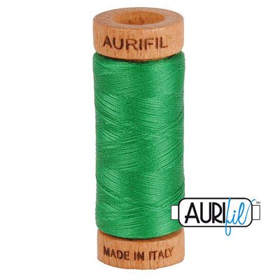 Aurifil 80 Cotton Thread 2870 Green 274m