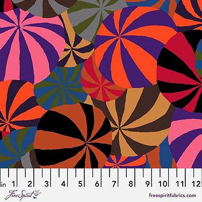 Kaffe Fassett Beach Balls Fabric Maroon (per 1/4 metre)