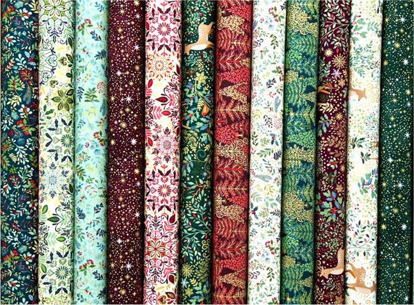 Enchanted Christmas fabric: Fat Quarter Bundle