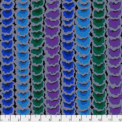 Kaffe Fassett Collective: Garlands Dark (per 1/4 metre)