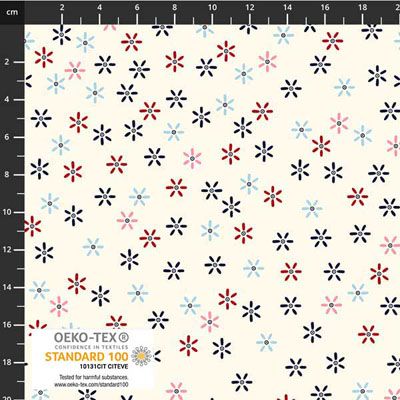 All Small fabrics: Tic Tac Stars Cream