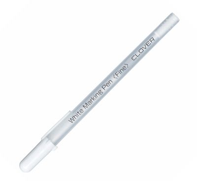 Clover White Marking Pen  Fine