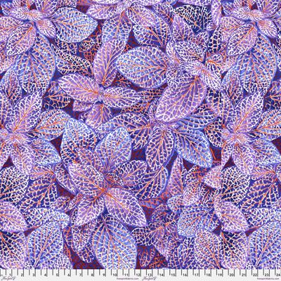 Kaffe Fassett Collective Fittonia fabric Blue