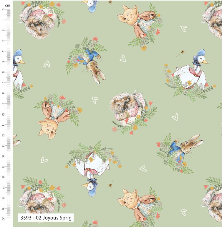 Peter Rabbit Fabric: Joyous Spring