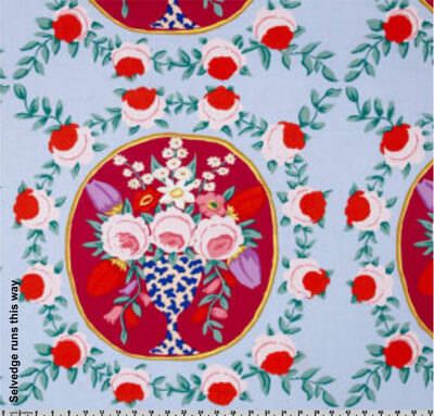 Kaffe Fassett Fabric Cameo Panel Sky