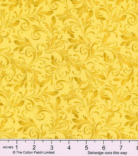 Country Coordinates fabric: Marguerite, Yellow