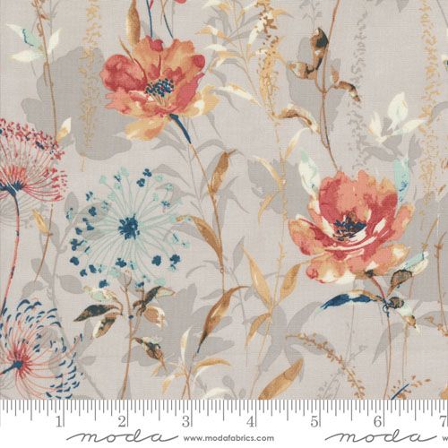 Sandalwood fabric: Meadow, Moonbeam