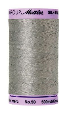 Mettler 50 Cotton Thread 500m 0413 Titan Gray