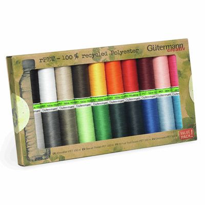 Gutermann SewAll Recycled 20 Reel Thread Set