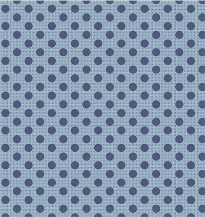 Tilda Dots: Medium Dots Denim Blue (per 1/4 metre)