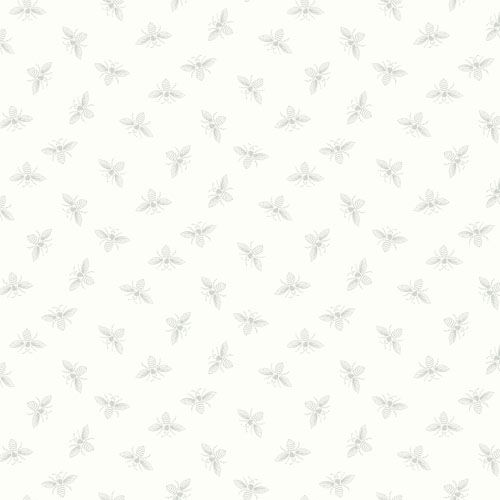 Petite Bees Fabric: Bees, Cloud