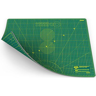 A3 Double Sided Rotary Cutting Mat Green/Green