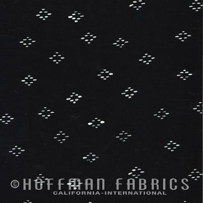 Indah Batik Fabric: Diamonds Raven (per 1/4 metre)