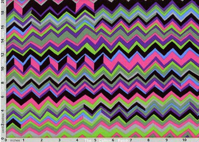 Brandon Mably Fabric Zig Zag Agate (per 1/4 metre)