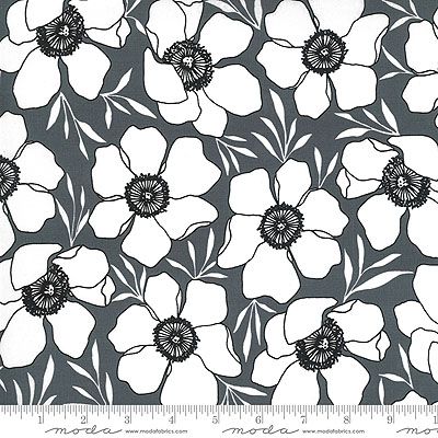 Illustrations fabric: Moody Florals Graphite (per 1/4 metre)