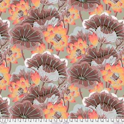 Kaffe Fassett Fabric Lake Blossoms Antique (per 1/4 metre)