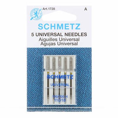 Schmetz Universal Sewing Machine Needles Size 110/18