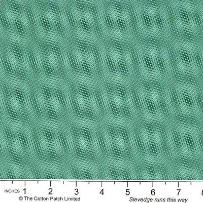 Dutch Heritage fabric: Pindots Petrol (per 1/4 metre)