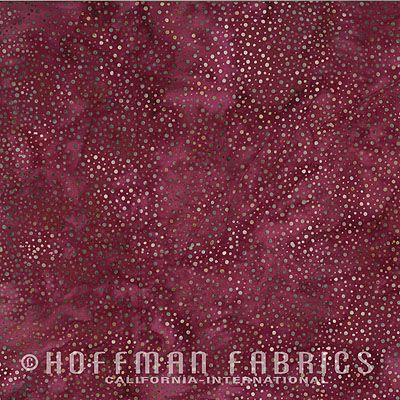 Hoffman Batik fabric: Bali Dots Shirley (per 1/4 metre)