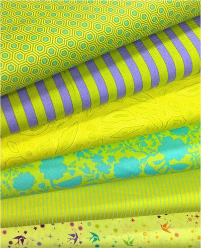 Tula Pink True Colours Lemongrass Fat Quarter Bundle