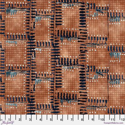 Rust and Bloom Fabric: Rust Rust (per 1/4 metre)