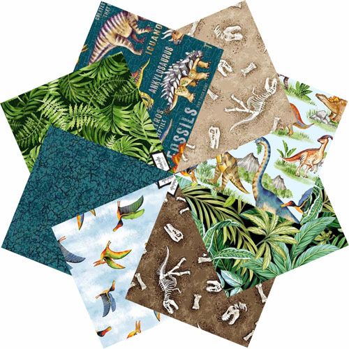 Dinosaurs Dinosaurs Fat Quarter Bundle