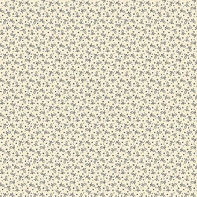 Memories fabric: Ribbon Loops Cream (per 1/4 metre)