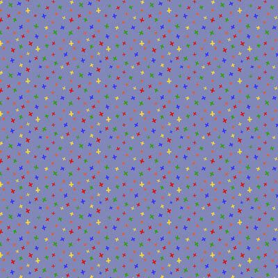 Colour Fun Gradients: Multi Sprinkles Blue (per 1/4 metre)