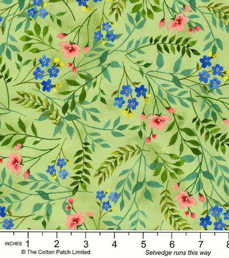 Modern Florals fabric: Wildflower Farm