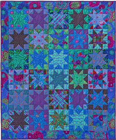 Kaffe Fassett Cool Stars Quilt Kit