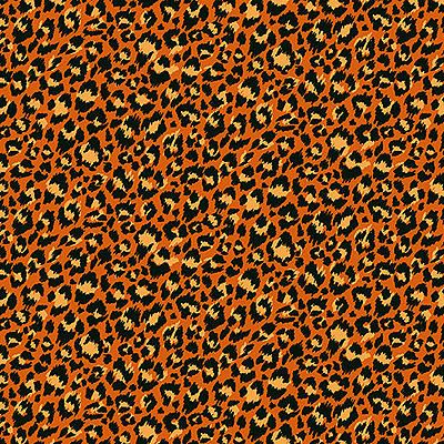 Jewel Tones Animal Prints fabric: Leopard Rust (per 1/4  metre)