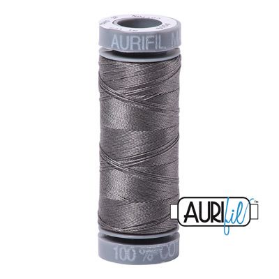 Aurifil 28 Weight Cotton Thread 5004 Grey Smoke