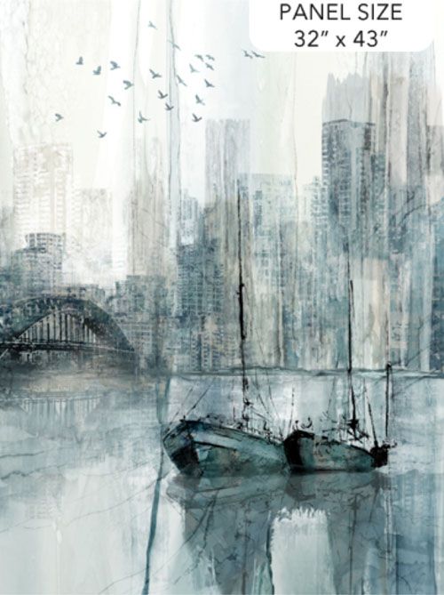 City Harbour fabric: City Harbour Panel 32" (80cm)