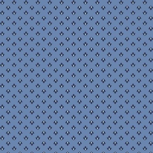 Midnight Meadow fabric: Up and Down, Blue